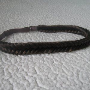 Brown Braided Headband Hairpiece